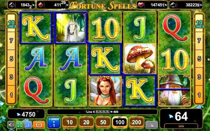 Fortune Spells Slot