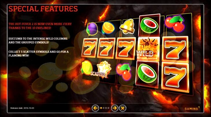 Hot Fever 2 Slot Machine