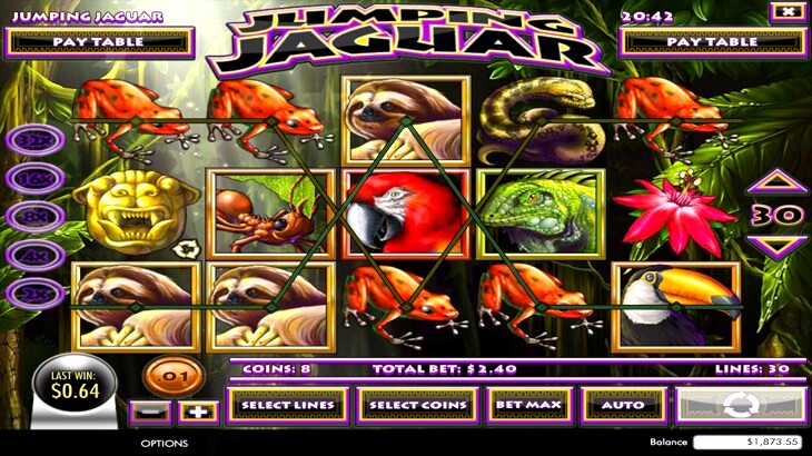 Jumping Jaguar Slot Machine Online