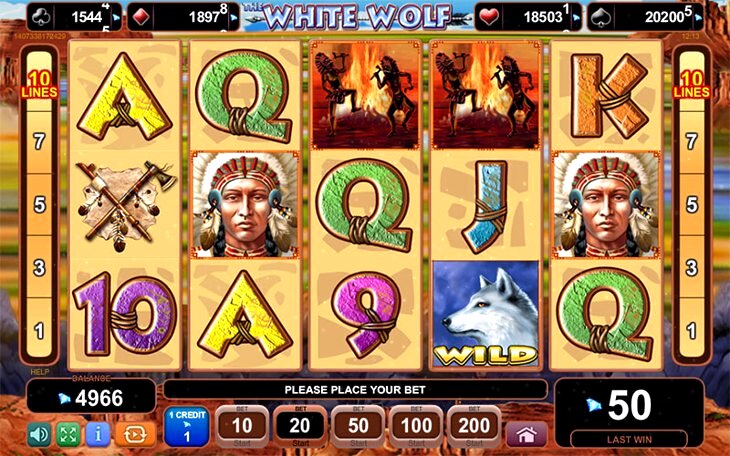 The White Wolf Slot Machine